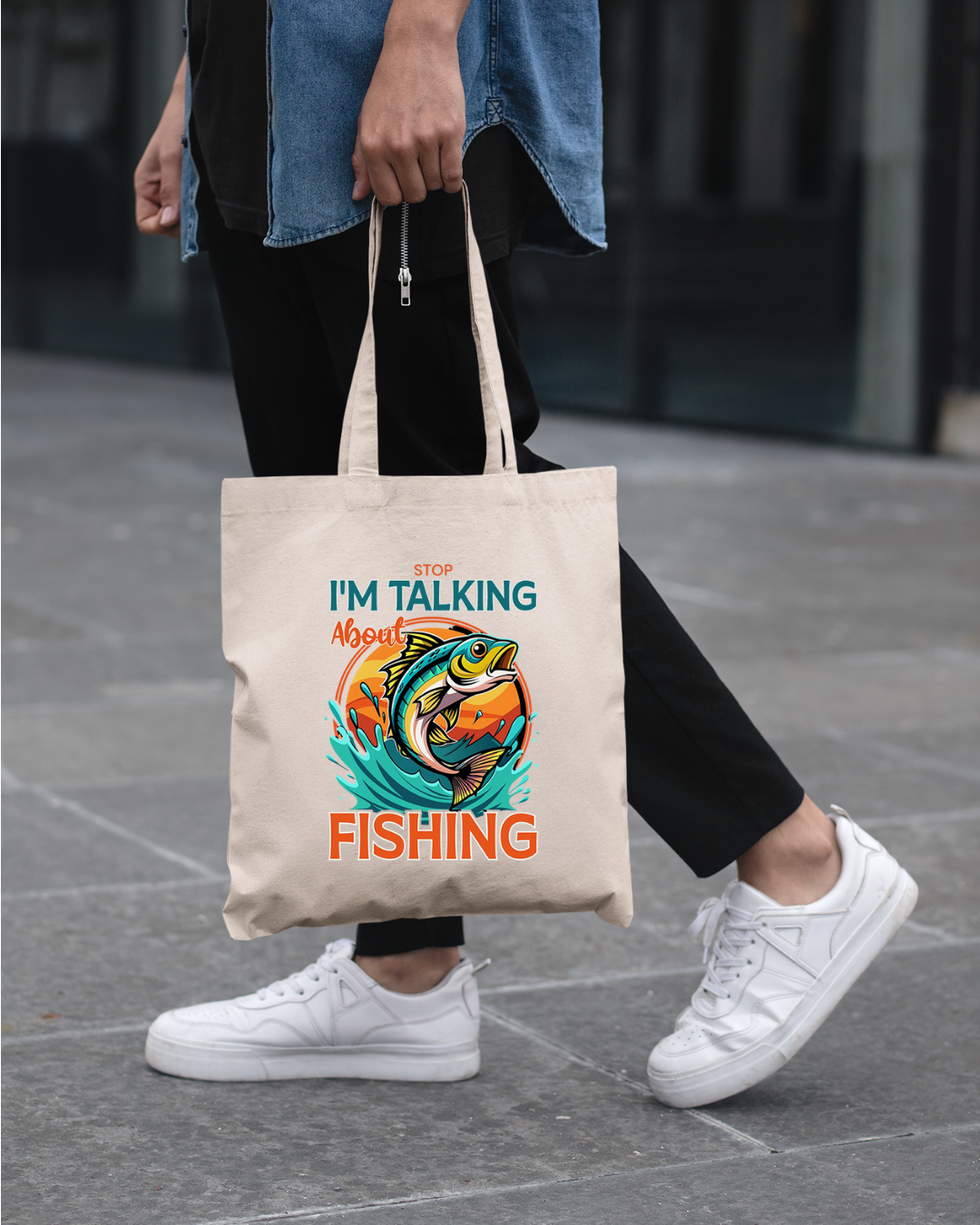 Fishing Sweatshirt, "I'm Talking About Fishing" Graphic Crewneck, Funny Angler Shirt, Outdoor Adventure Pullover, Fisherman Gift, Relaxing Hobby