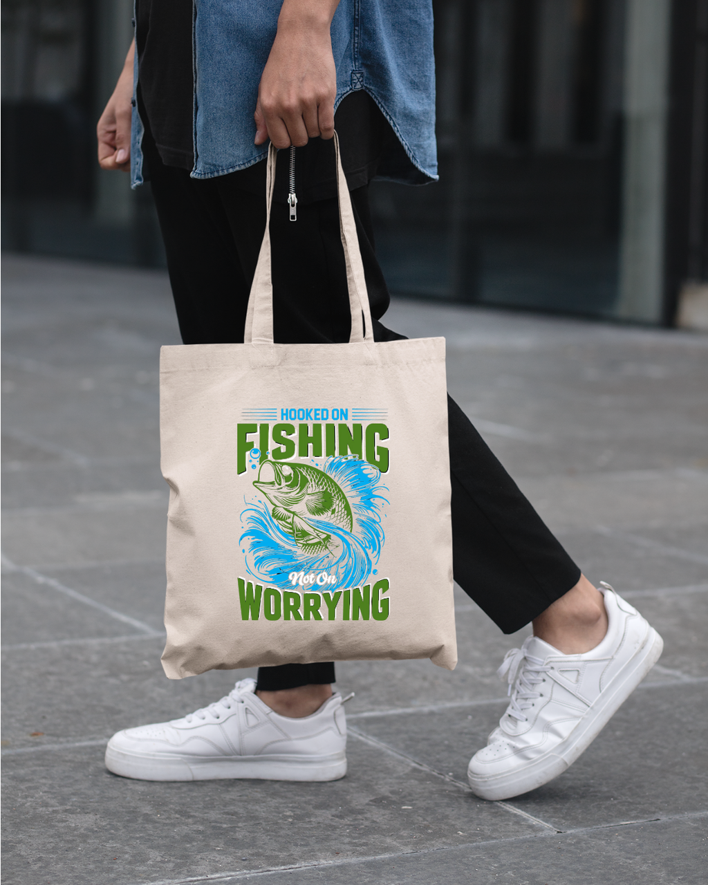Fishing Not Worrying Crewneck Sweatshirt, Funny Angler Shirt, Relaxing Hobby Pullover, Outdoor Adventure Gift, Fisherman Graphic Tee