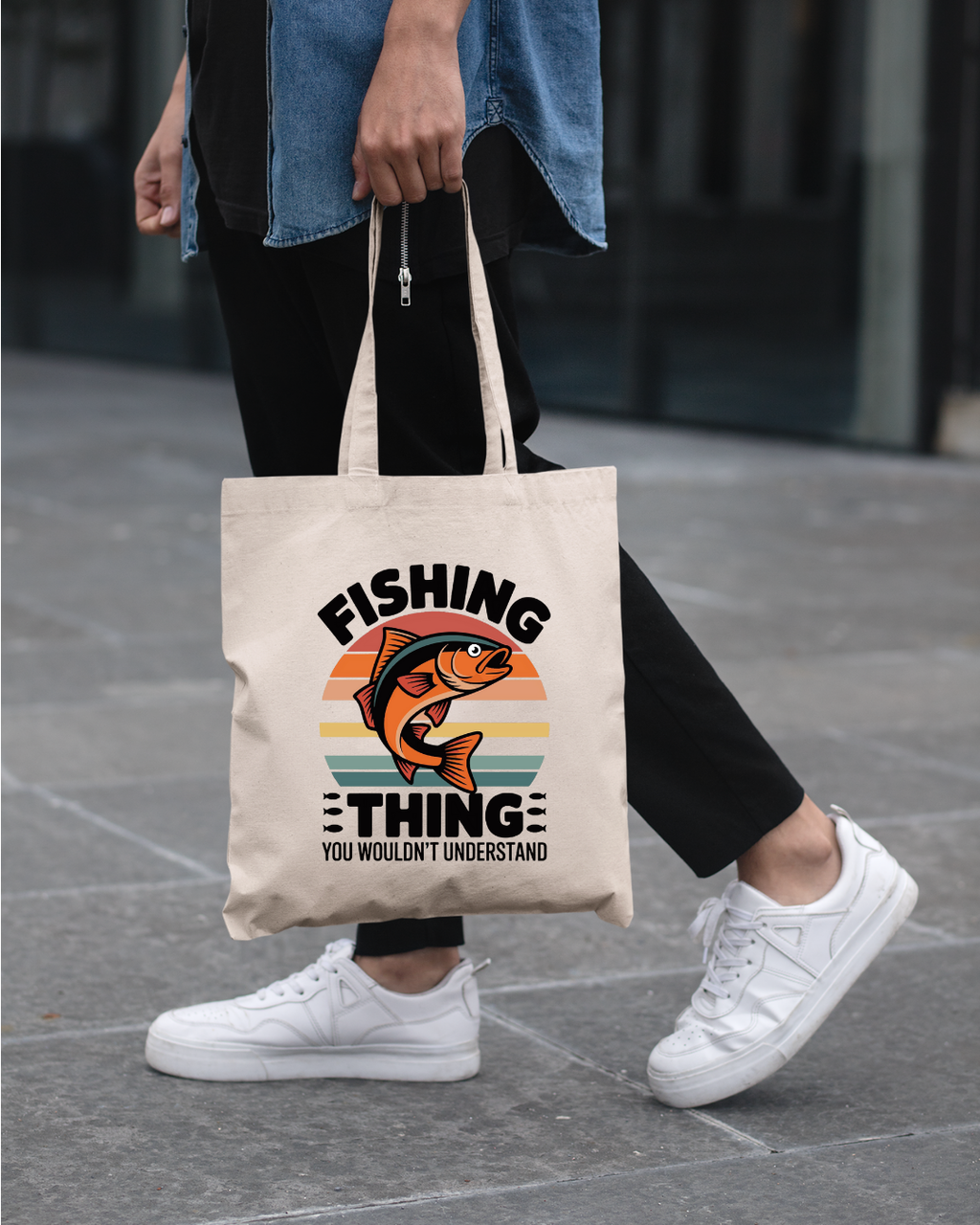 Fishing Thing Crewneck Sweatshirt, Retro Fish Graphic "Fishing Thing You Wouldn't Understand", Funny Angler Pullover, Outdoor Adventure Shirt, Fisherman Gift Tee
