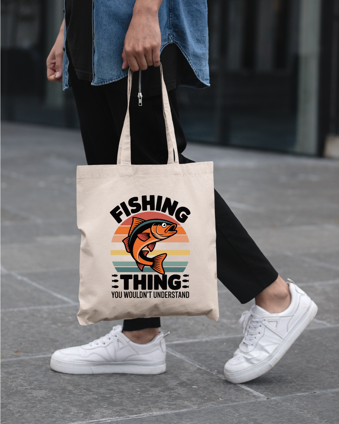 Fishing Thing Crewneck Sweatshirt, Retro Fish Graphic "Fishing Thing You Wouldn't Understand", Funny Angler Pullover, Outdoor Adventure Shirt, Fisherman Gift Tee