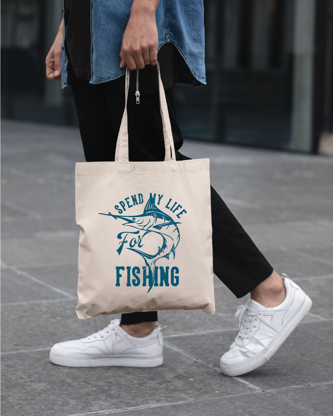 Fishing Crewneck Sweatshirt, "Spend My Life Fishing" Graphic Pullover, Funny Angler Shirt, Outdoor Adventure Apparel, Fisherman Gift Tee
