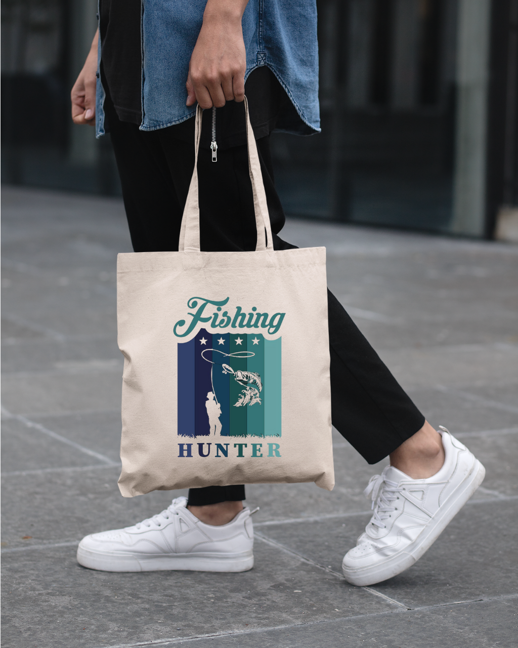 Fishing Hunter Crewneck Sweatshirt, Retro Angler Graphic Pullover, Outdoor Adventure Shirt, Fisherman Gift, Vintage Fishing Hobby Tee