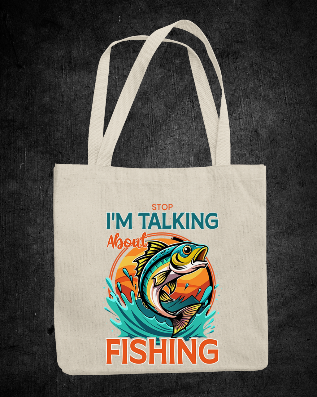 Fishing Sweatshirt, "I'm Talking About Fishing" Graphic Crewneck, Funny Angler Shirt, Outdoor Adventure Pullover, Fisherman Gift, Relaxing Hobby