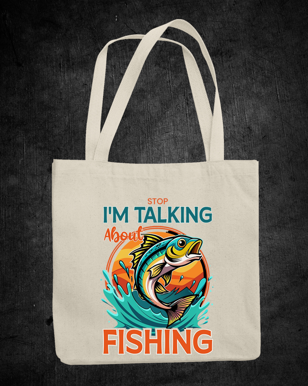 Fishing Sweatshirt, "I'm Talking About Fishing" Graphic Crewneck, Funny Angler Shirt, Outdoor Adventure Pullover, Fisherman Gift, Relaxing Hobby