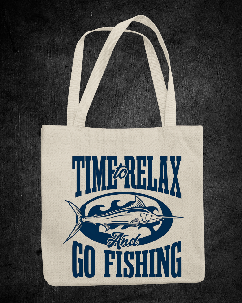 Fishing Crewneck Sweatshirt, "Time to Relax and Go Fishing" Graphic, Funny Angler Pullover, Outdoor Adventure Shirt, Fisherman Gift Tee