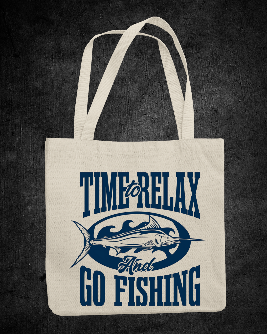 Fishing Crewneck Sweatshirt, "Time to Relax and Go Fishing" Graphic, Funny Angler Pullover, Outdoor Adventure Shirt, Fisherman Gift Tee