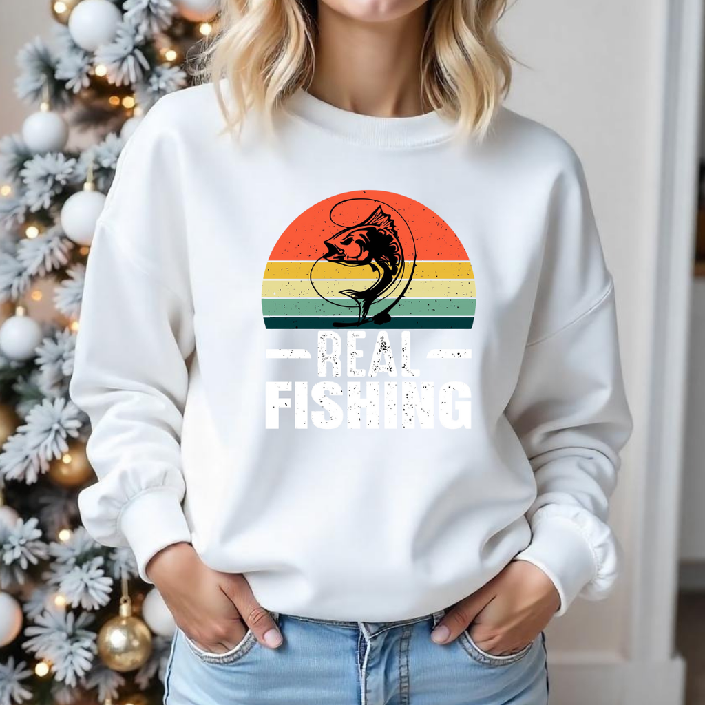 Crewneck Sweatshirt, Retro Rainbow Surfing Cat Graphic, Cute Cat Pullover, Surf Lover Shirt, Fun Animal Graphic Tee, Cozy Unisex Sweatshirt