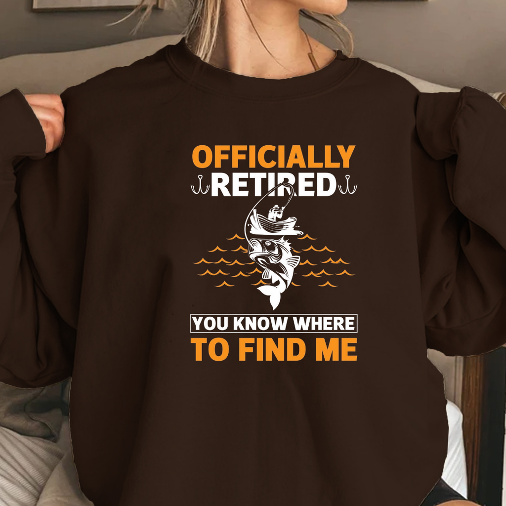 Crewneck Sweatshirt, "Officially To Find Me" Minimal Graphic, Simple Unisex Pullover, Casual Everyday Shirt, Cozy Modern Tee, Gift Apparel