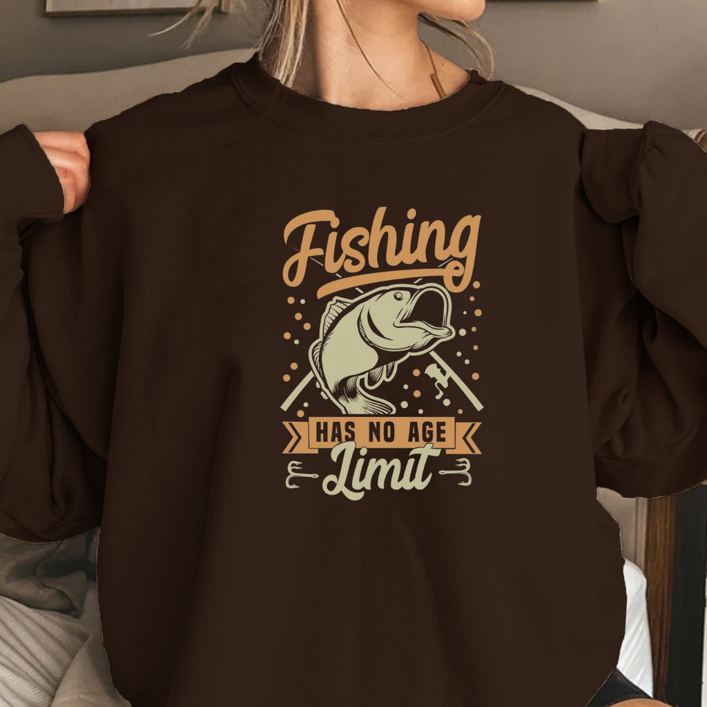 Fishing With My Family Crewneck Sweatshirt, Retro Fishing Graphic, Angler Pullover, Outdoor Adventure Shirt, Fisherman Gift, Cozy Hobby Tee