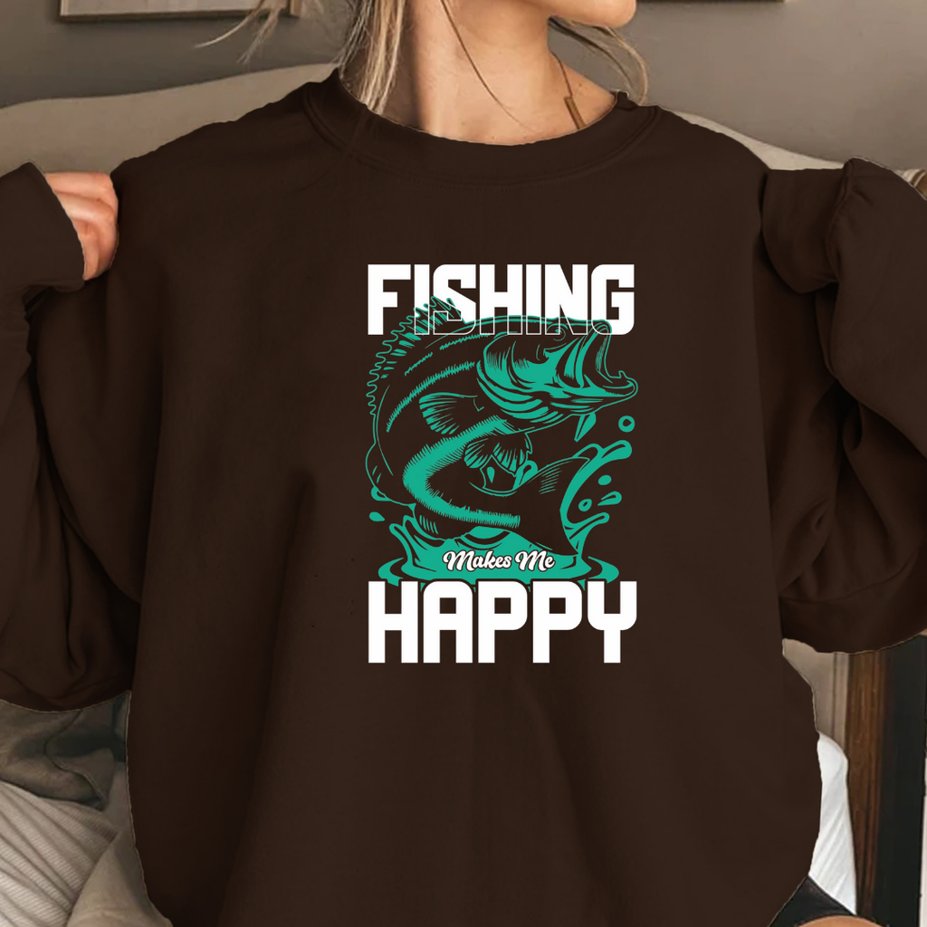 Fishing Bass Crewneck Sweatshirt, Retro Angler Graphic, Vintage Fish Pullover, Outdoor Adventure Shirt, Fisherman Gift, Casual Angler Tee