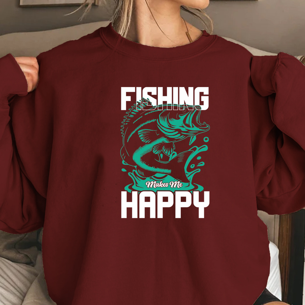 Fishing Bass Crewneck Sweatshirt, Retro Angler Graphic, Vintage Fish Pullover, Outdoor Adventure Shirt, Fisherman Gift, Casual Angler Tee