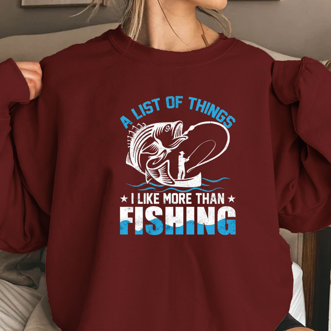 Crewneck Sweatshirt, "A List of Things I’m Failing" Blue Graphic, Funny Graphic Pullover, Casual Unisex Shirt, Cozy Everyday Sweatshirt Tee