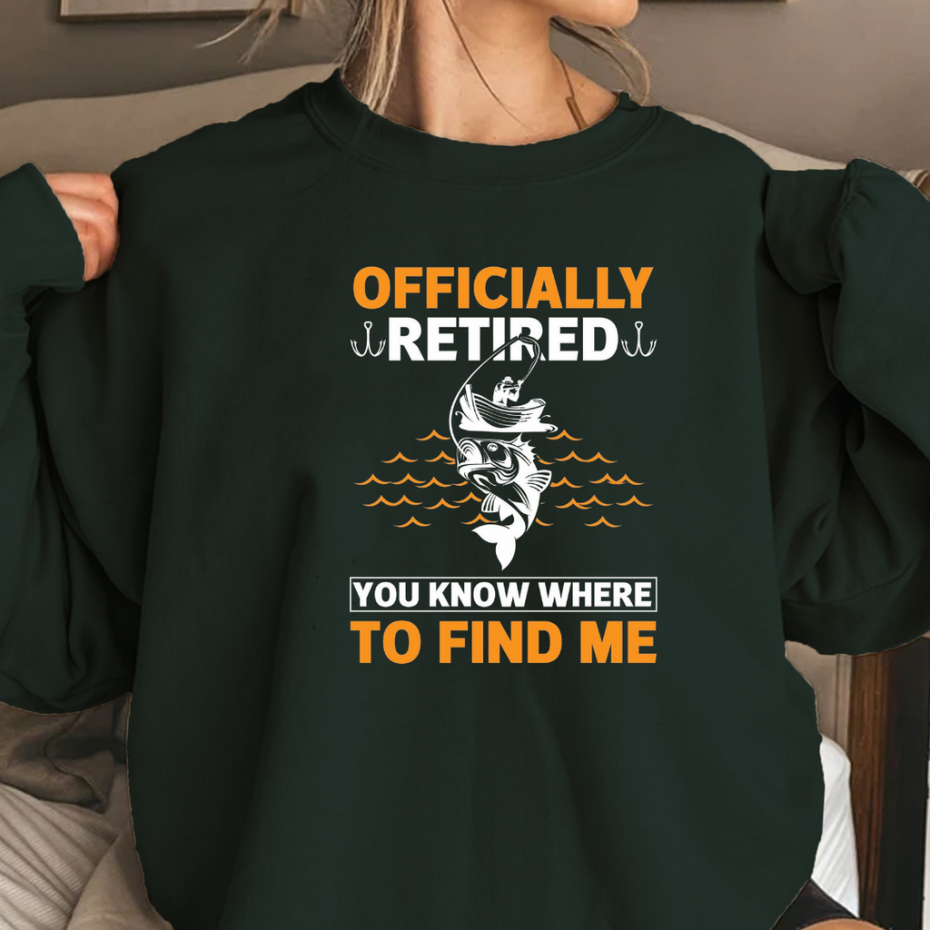 Crewneck Sweatshirt, "Officially To Find Me" Minimal Graphic, Simple Unisex Pullover, Casual Everyday Shirt, Cozy Modern Tee, Gift Apparel