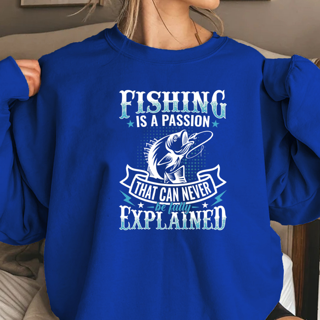 Crewneck Sweatshirt, Minimal Blue Psalm Typography "Be Still & Know", Inspirational Graphic Pullover, Faith-Based Apparel, Cozy Unisex Tee