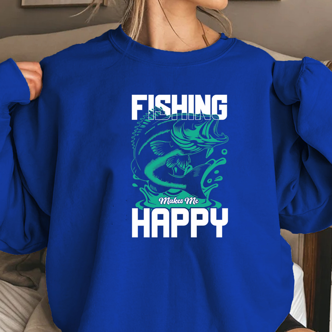 Fishing Bass Crewneck Sweatshirt, Retro Angler Graphic, Vintage Fish Pullover, Outdoor Adventure Shirt, Fisherman Gift, Casual Angler Tee