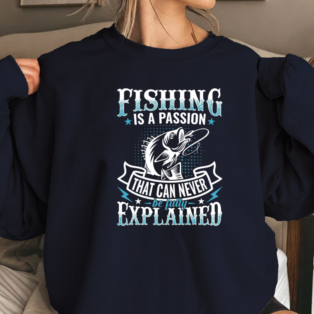 Crewneck Sweatshirt, Minimal Blue Psalm Typography "Be Still & Know", Inspirational Graphic Pullover, Faith-Based Apparel, Cozy Unisex Tee