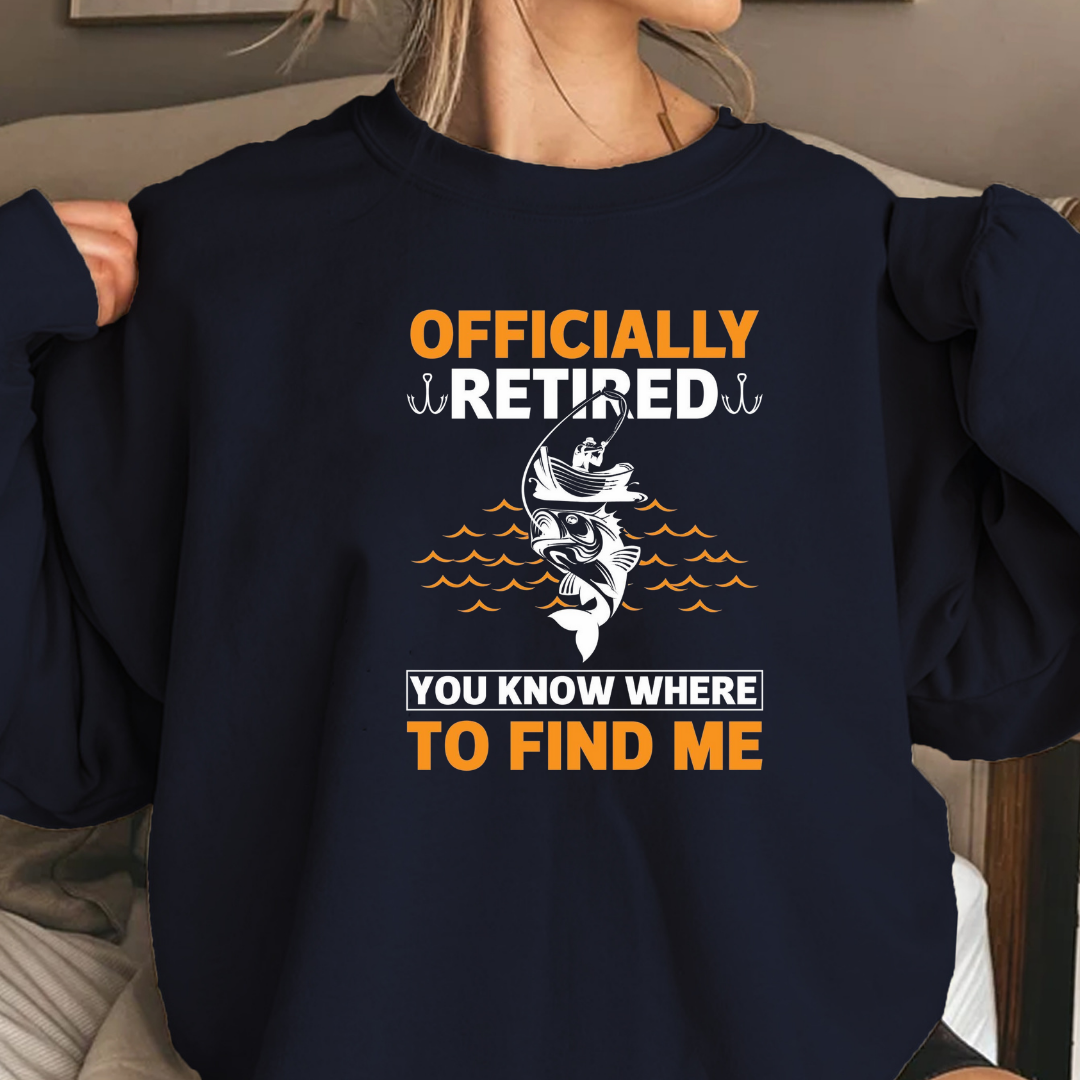 Crewneck Sweatshirt, "Officially To Find Me" Minimal Graphic, Simple Unisex Pullover, Casual Everyday Shirt, Cozy Modern Tee, Gift Apparel