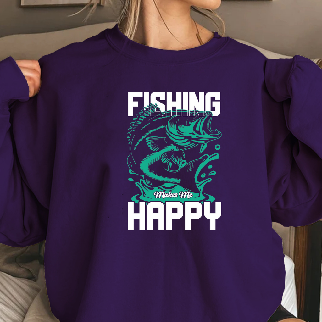 Fishing Bass Crewneck Sweatshirt, Retro Angler Graphic, Vintage Fish Pullover, Outdoor Adventure Shirt, Fisherman Gift, Casual Angler Tee
