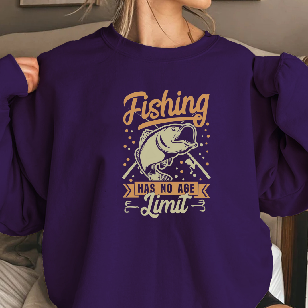 Fishing With My Family Crewneck Sweatshirt, Retro Fishing Graphic, Angler Pullover, Outdoor Adventure Shirt, Fisherman Gift, Cozy Hobby Tee