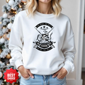 Crewneck Sweatshirt, Vintage Fishing Club Crest "Gone Fishin'", Retro Angler Pullover, Outdoor Adventure Shirt, Fisherman Gift Tee