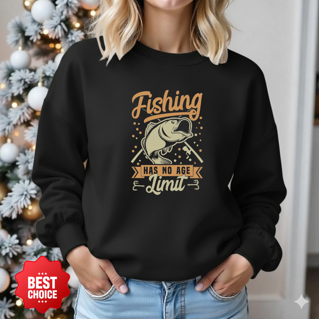 Fishing With My Family Crewneck Sweatshirt, Retro Fishing Graphic, Angler Pullover, Outdoor Adventure Shirt, Fisherman Gift, Cozy Hobby Tee