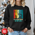 Fishing Is a Beautiful Part of My Life Crewneck Sweatshirt, Angler Graphic Pullover, Outdoor Adventure Shirt, Fisherman Gift, Cozy Tee