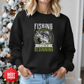 Fishing Is Never Just A Hobby Crewneck Sweatshirt, "Fishing Isn't Just A Hobby, It's A New Beginning" Graphic, Angler Pullover, Fisherman Gift Tee