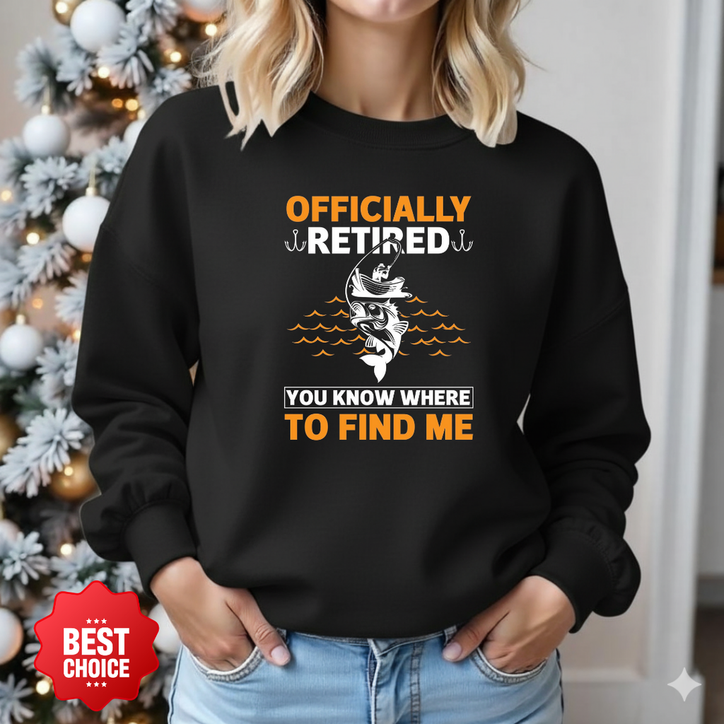 Crewneck Sweatshirt, "Officially To Find Me" Minimal Graphic, Simple Unisex Pullover, Casual Everyday Shirt, Cozy Modern Tee, Gift Apparel