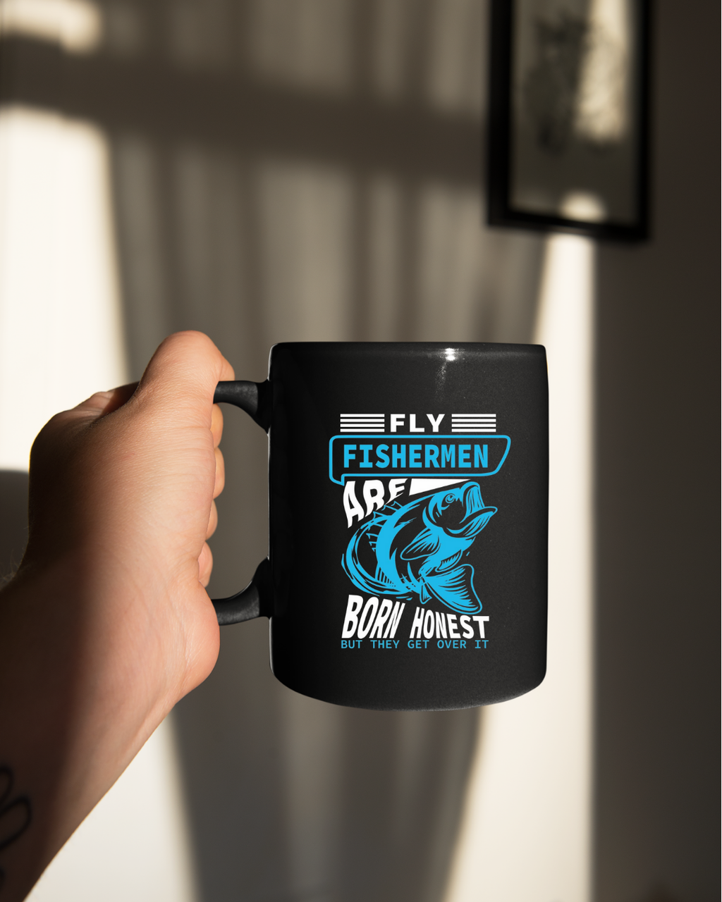 Fishermen Bass Crewneck Sweatshirt, Vintage Blue Fishing Graphic, Retro Angler Pullover, Outdoor Adventure Shirt, Fisherman Gift Tee