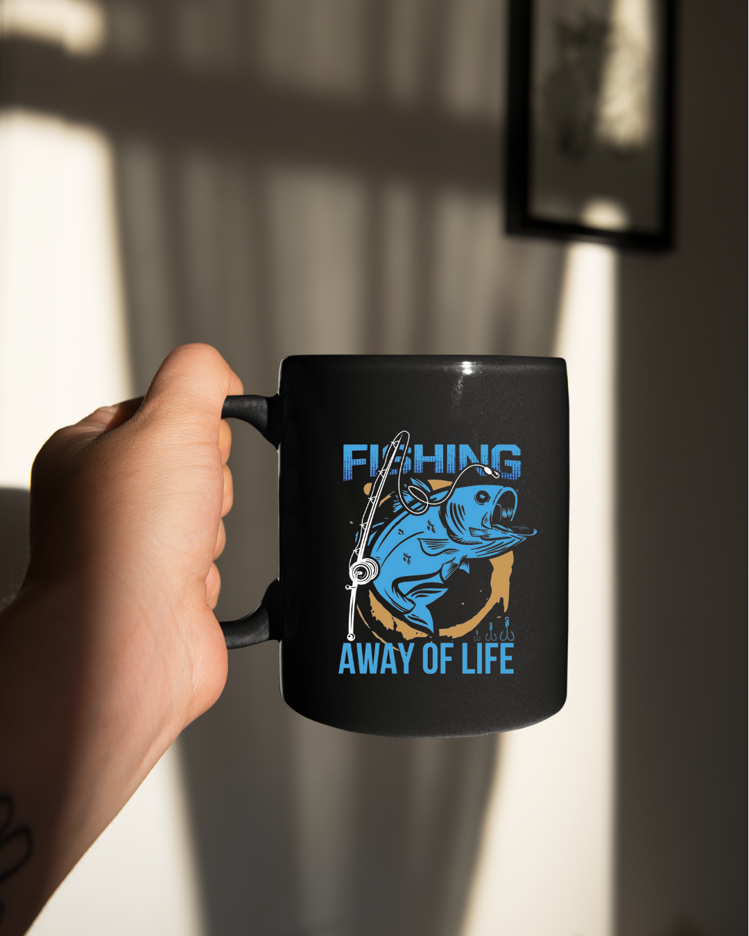 Fishing Is A Way Of Life Crewneck Sweatshirt, Angler Graphic Pullover, Outdoor Adventure Shirt, Fisherman Gift, Relaxing Hobby Tee