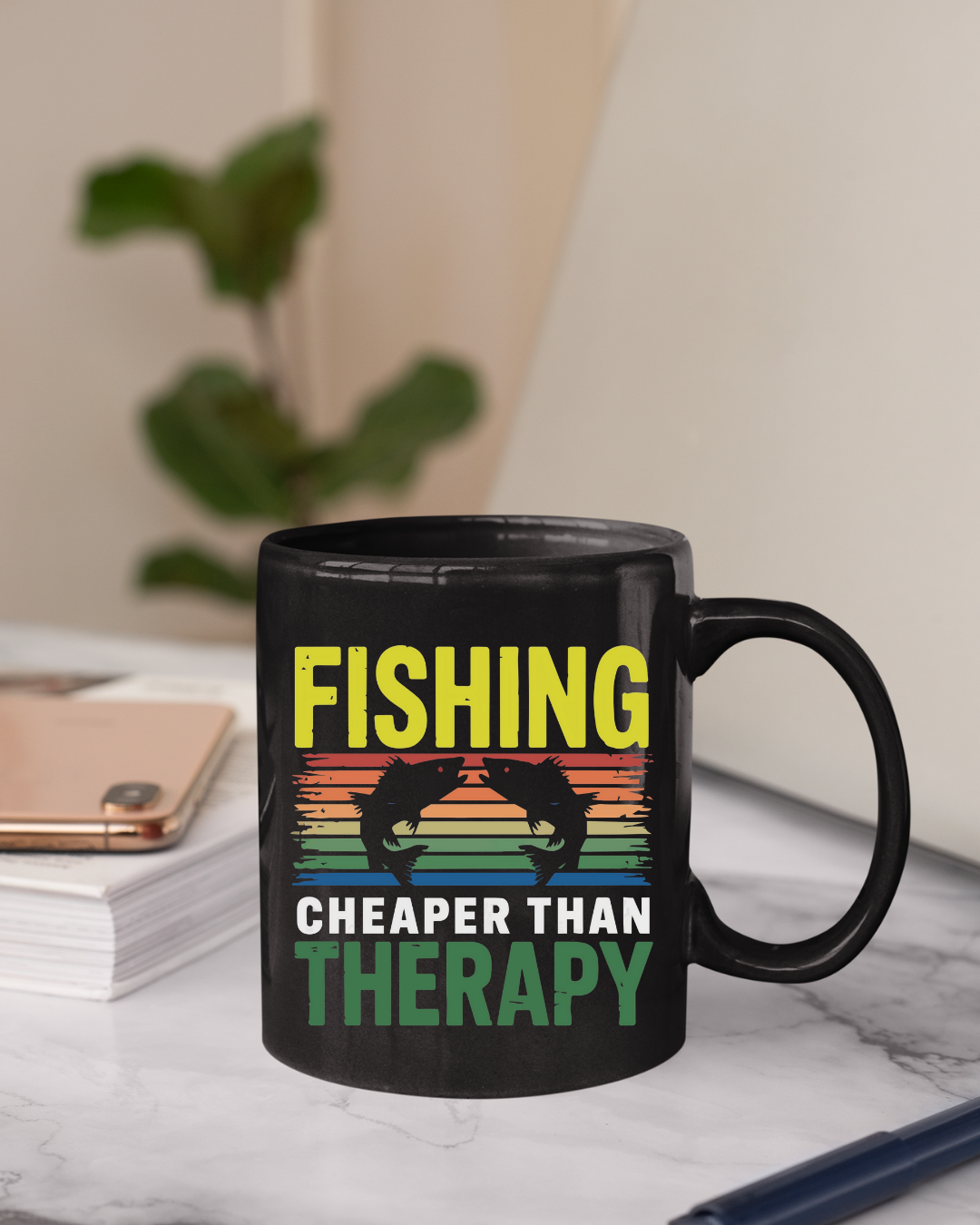 Fishing Therapy Crewneck Sweatshirt, Retro Lake Angler Graphic, Funny Angler Pullover, Outdoor Adventure Shirt, Fisherman Gift, Relaxing Hobby Tee