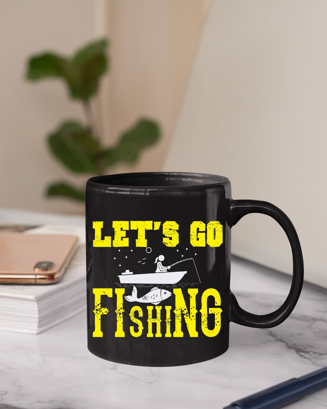 Fishing Crewneck Sweatshirt, "Let's Go Fishing" Graphic, Retro Angler Pullover, Outdoor Adventure Shirt, Fisherman Gift, Relaxing Hobby Tee