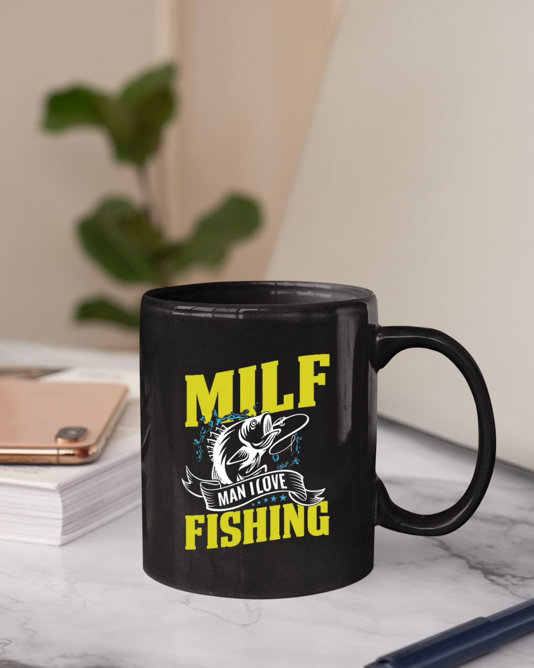 MILF "Man I Love Fishing" Sweatshirt, Funny Angler Shirt, Fishing Lover Gift, Outdoor Adventure Pullover, Cozy Graphic Crewneck Tee