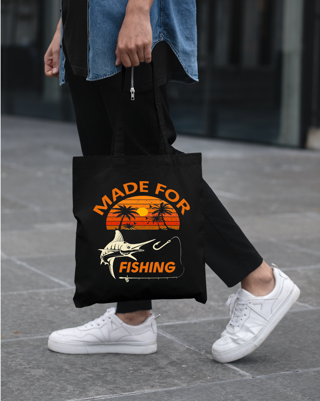 Made For Fishing Crewneck Sweatshirt, Retro Sunset Angler Pullover, Vintage Fishing Shirt, Outdoor Adventure Apparel, Fisherman Gift Tee