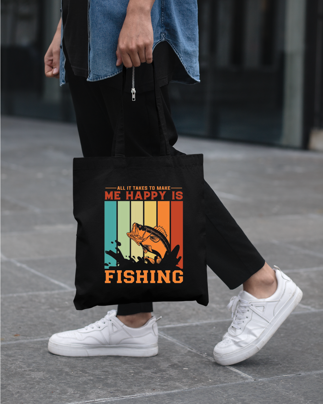 Fishing Crewneck Sweatshirt, "Me Happy Is Fishing" Retro Fish Design, Funny Angler Pullover, Outdoor Adventure Shirt, Fisherman Gift Tee