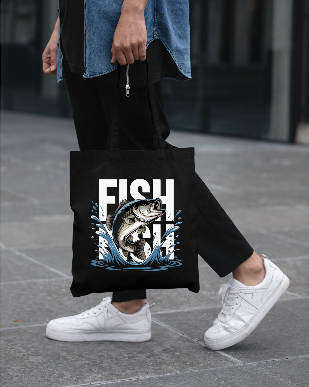 Bass Fishing Crewneck Sweatshirt, Leaping Bass Graphic, Vintage Angler Pullover, Outdoor Adventure Shirt, Fisherman Gift, Fishing Hobby Tee