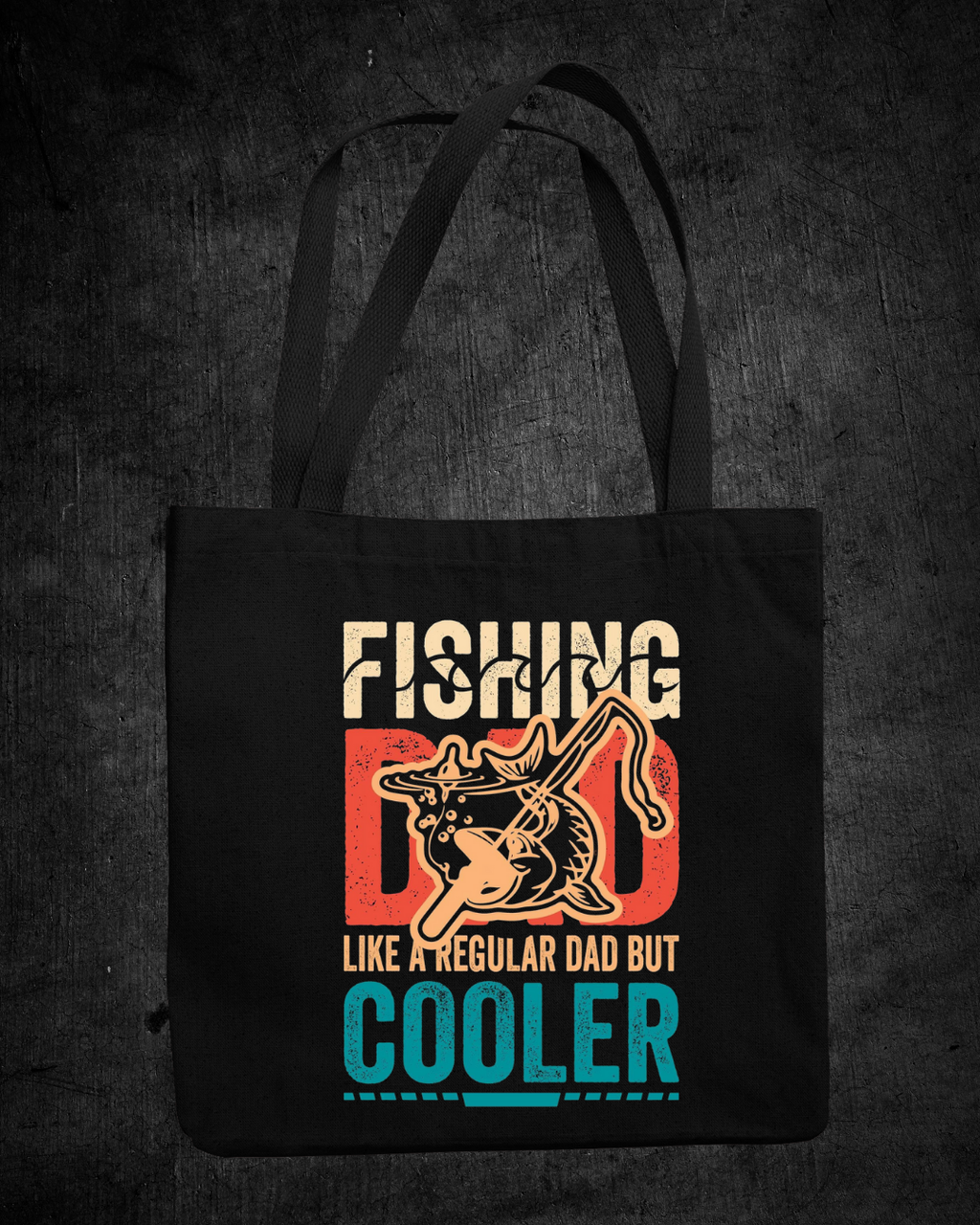Fishing Dad Crewneck Sweatshirt, "Fishing Dad: Like a Regular Dad but Cooler" Retro Shirt, Funny Father’s Day Gift, Angler Pullover Tee