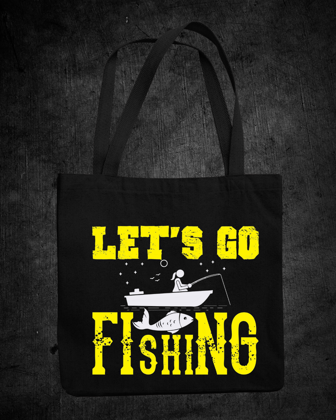 Fishing Crewneck Sweatshirt, "Let's Go Fishing" Graphic, Retro Angler Pullover, Outdoor Adventure Shirt, Fisherman Gift, Relaxing Hobby Tee