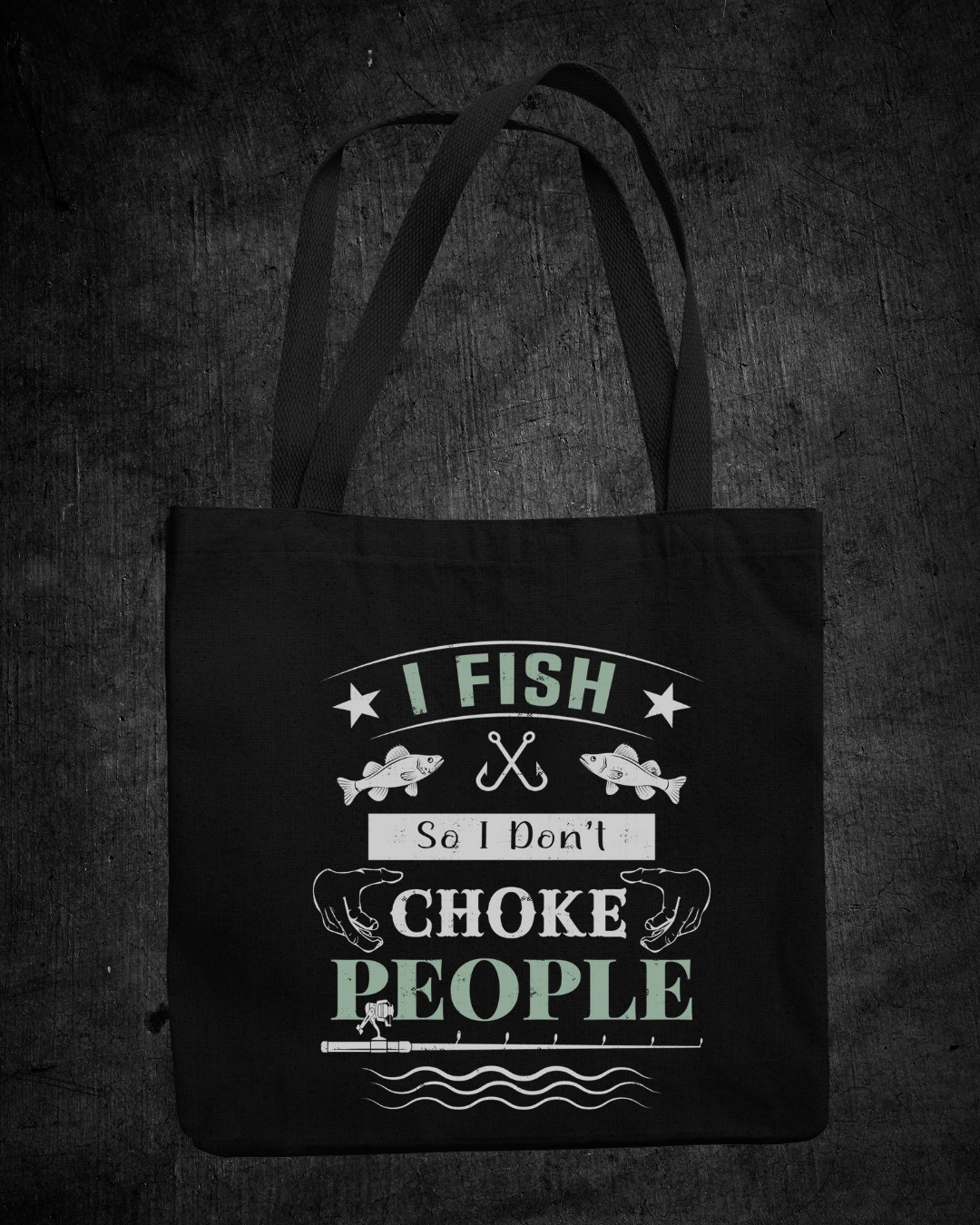 Fishing Sweatshirt, "I Fish to Choke People" Funny Angler Crewneck, Humorous Fishing Pullover, Outdoor Adventure Shirt, Fisherman Gift Tee