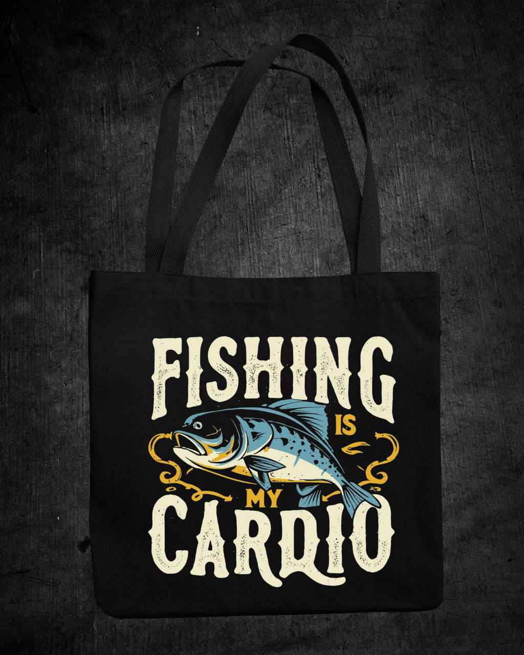 Fishing Is My Cardio Crewneck Sweatshirt, Funny Angler Shirt, Outdoor Adventure Pullover, Fisherman Gift, Relaxing Hobby Graphic Tee