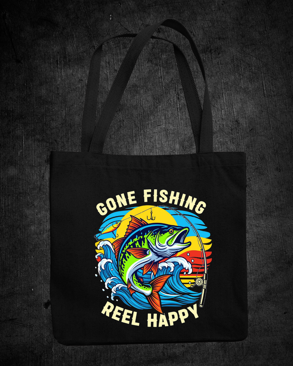 Crewneck Sweatshirt, Colorful Marlin Fishing Sunset Graphic, Vibrant Angler Pullover, Outdoor Adventure Shirt, Fisherman Gift, Retro Ocean Tee