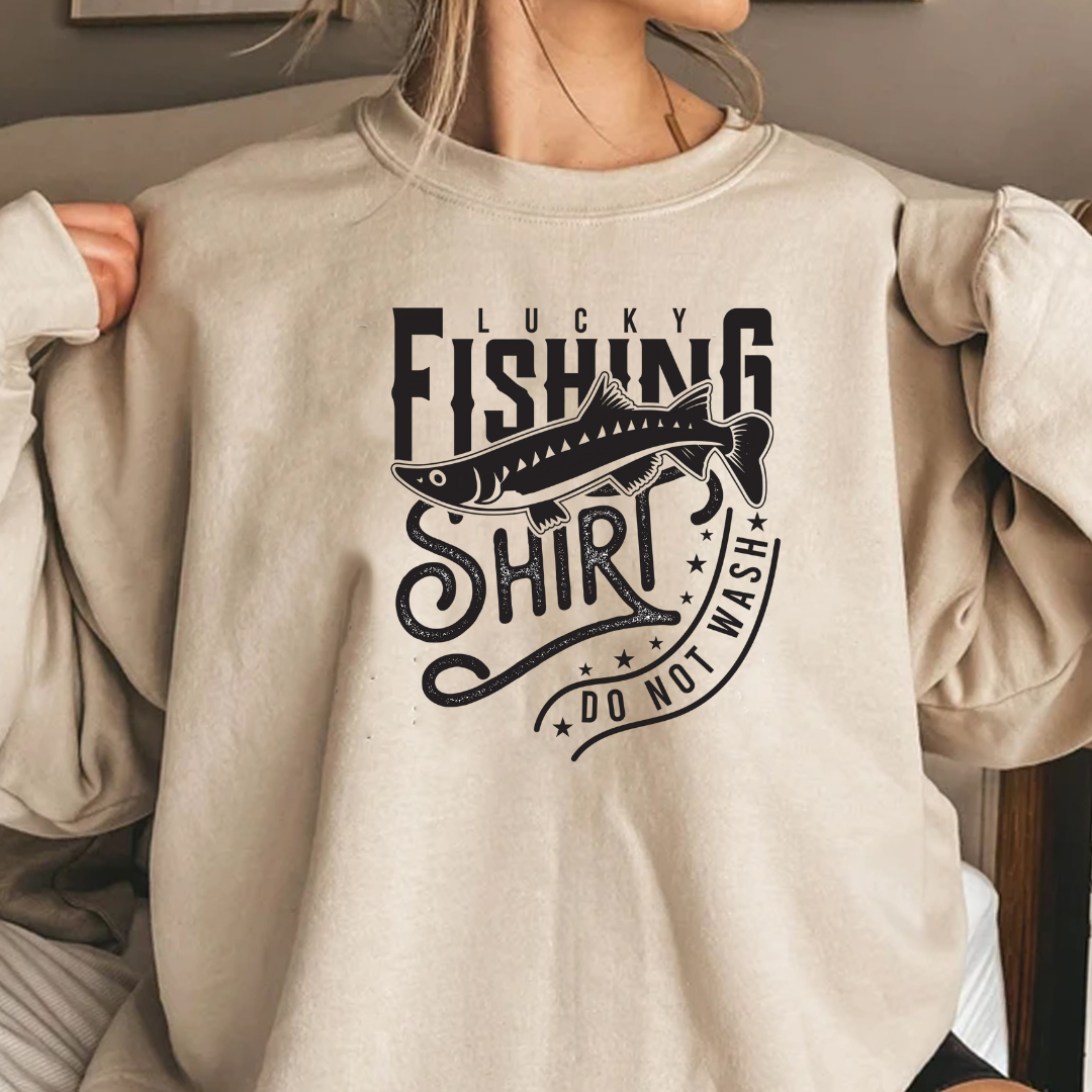 Fishing Shirt Crewneck Sweatshirt, Vintage Angler Graphic Pullover, Outdoor Adventure Apparel, Fisherman Gift, Cozy Fishing Hobby Tee