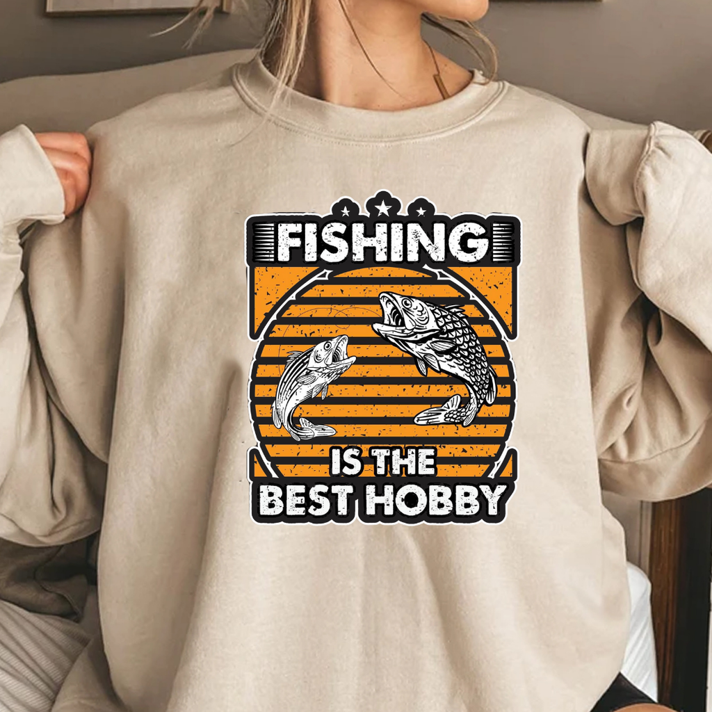 Fishing Sweatshirt, "I Fish to Choke People" Funny Angler Crewneck, Humorous Fishing Pullover, Outdoor Adventure Shirt, Fisherman Gift Tee