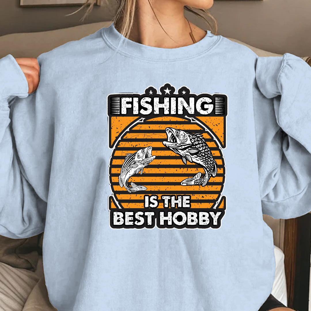 Fishing Sweatshirt, "I Fish to Choke People" Funny Angler Crewneck, Humorous Fishing Pullover, Outdoor Adventure Shirt, Fisherman Gift Tee