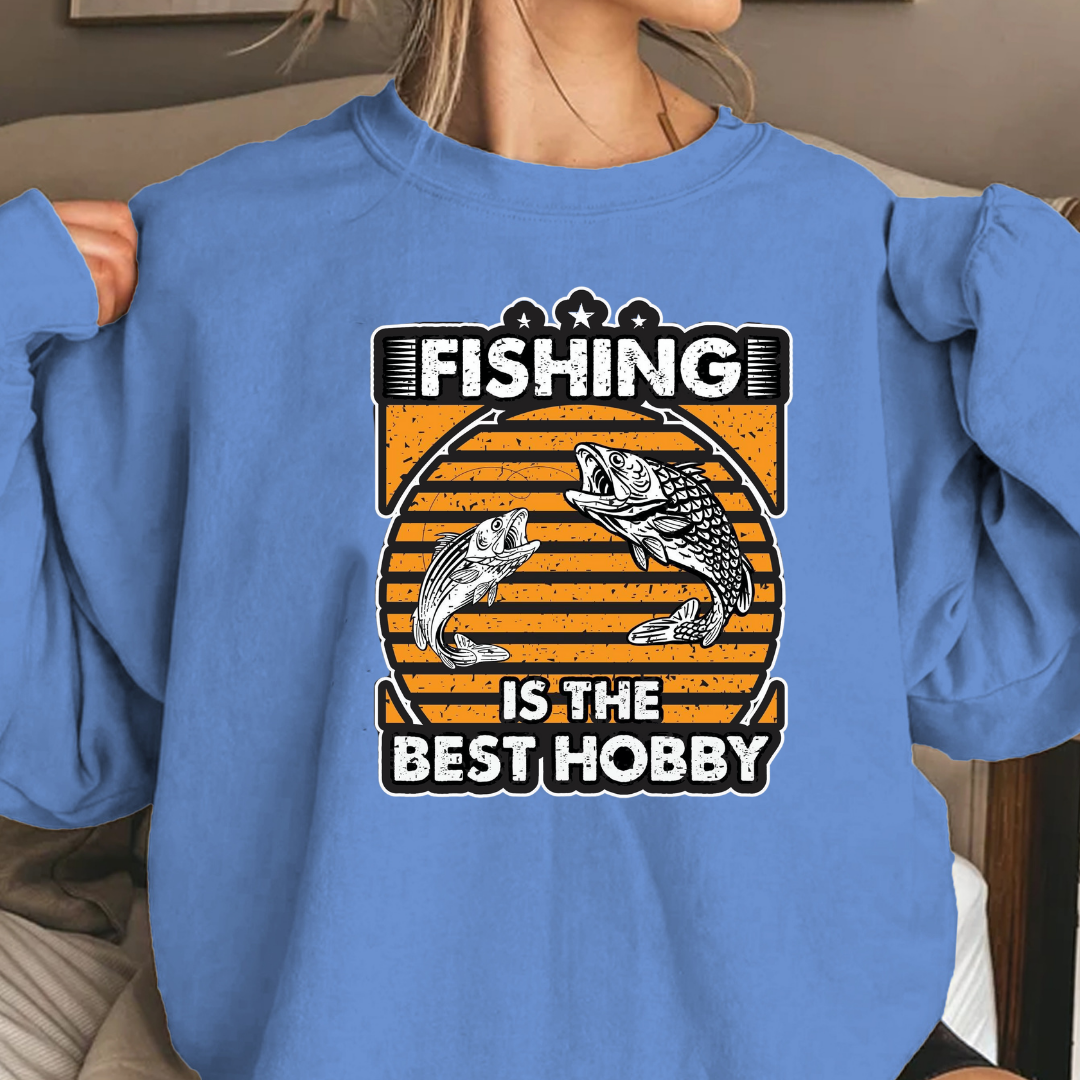 Fishing Sweatshirt, "I Fish to Choke People" Funny Angler Crewneck, Humorous Fishing Pullover, Outdoor Adventure Shirt, Fisherman Gift Tee