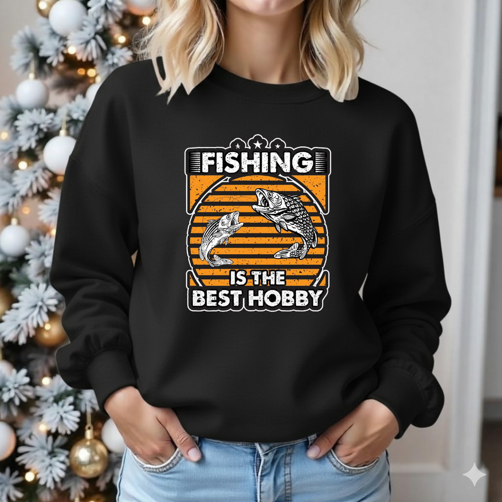 Fishing Sweatshirt, "I Fish to Choke People" Funny Angler Crewneck, Humorous Fishing Pullover, Outdoor Adventure Shirt, Fisherman Gift Tee