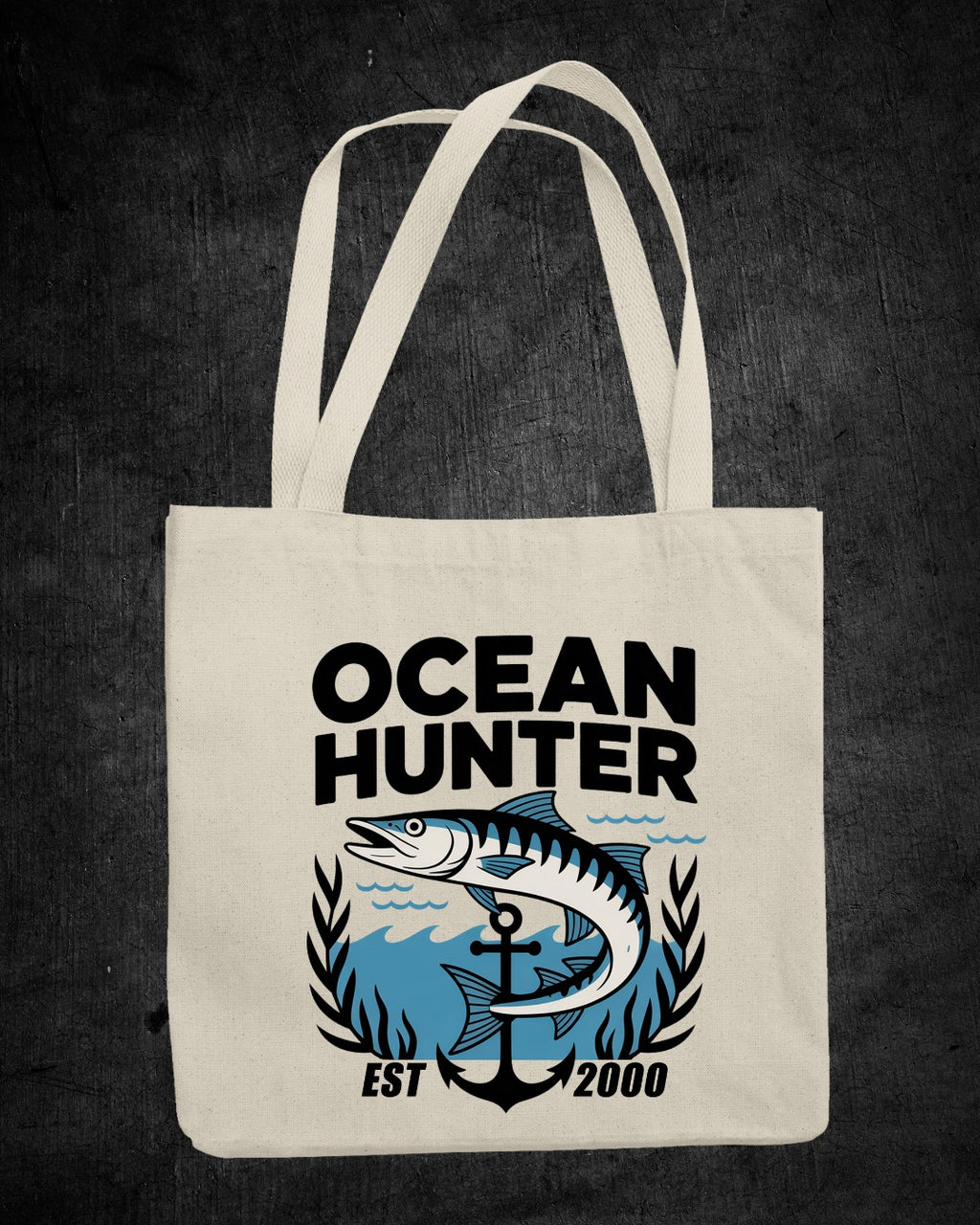 Ocean Hunter Crewneck Sweatshirt, Marlin Fishing Graphic Pullover, Ocean Hunter Design, Deep Sea Fisherman Gift, Retro Angler Crewneck