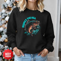 Respect the Kill Fishing Sweatshirt, Trout Graphic Crewneck, Fisherman Gift, Outdoor Angler Apparel, Rustic Trout Hunting Design, Fishing Pullover