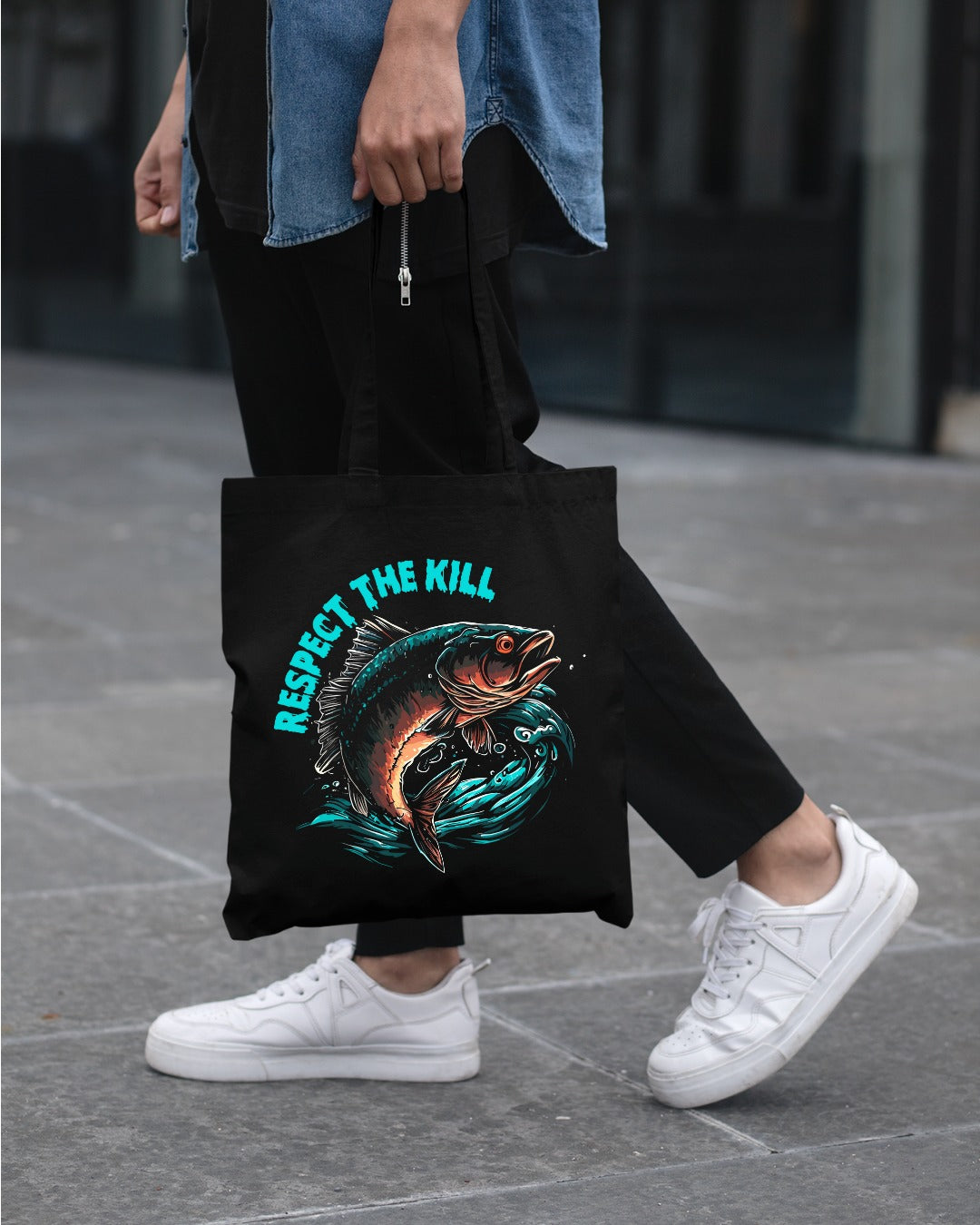 Respect the Kill Fishing Sweatshirt, Trout Graphic Crewneck, Fisherman Gift, Outdoor Angler Apparel, Rustic Trout Hunting Design, Fishing Pullover