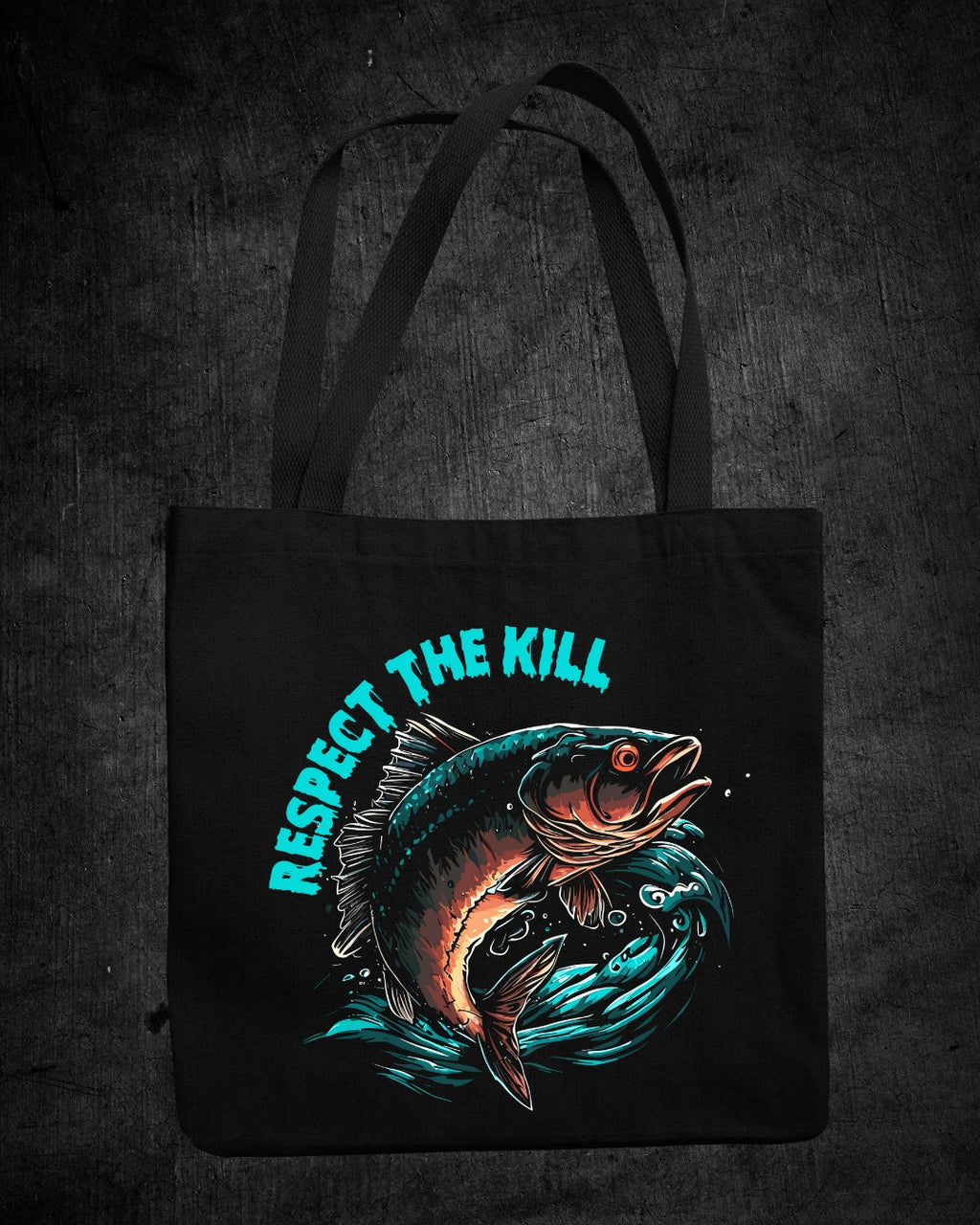 Respect the Kill Fishing Sweatshirt, Trout Graphic Crewneck, Fisherman Gift, Outdoor Angler Apparel, Rustic Trout Hunting Design, Fishing Pullover